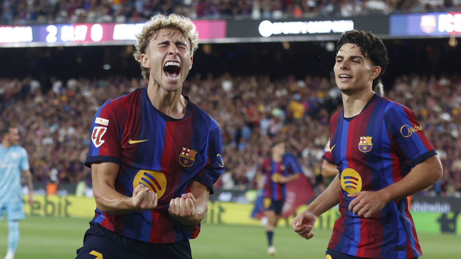 El onubense Fermín marcó el definitivo 2-0.