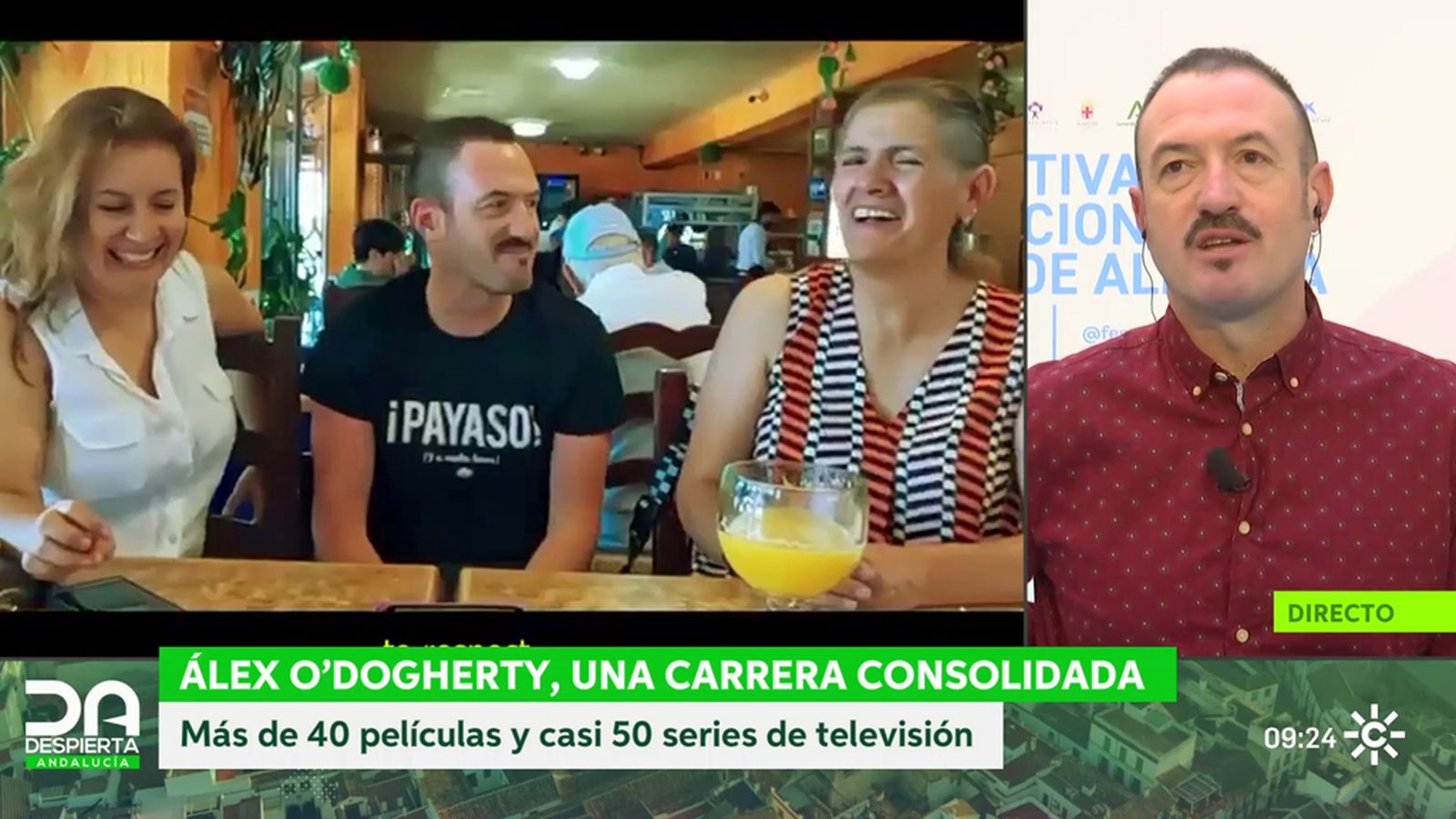 Álex O Dogherty en Despierta Andalucía