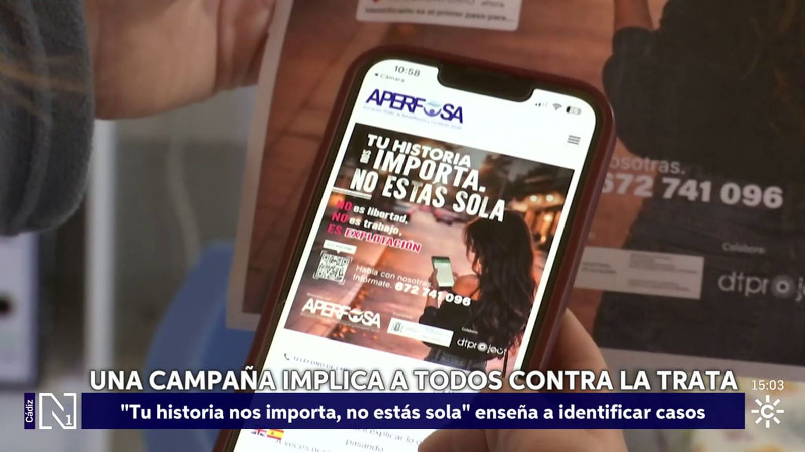 Campaña de trata en Cádiz