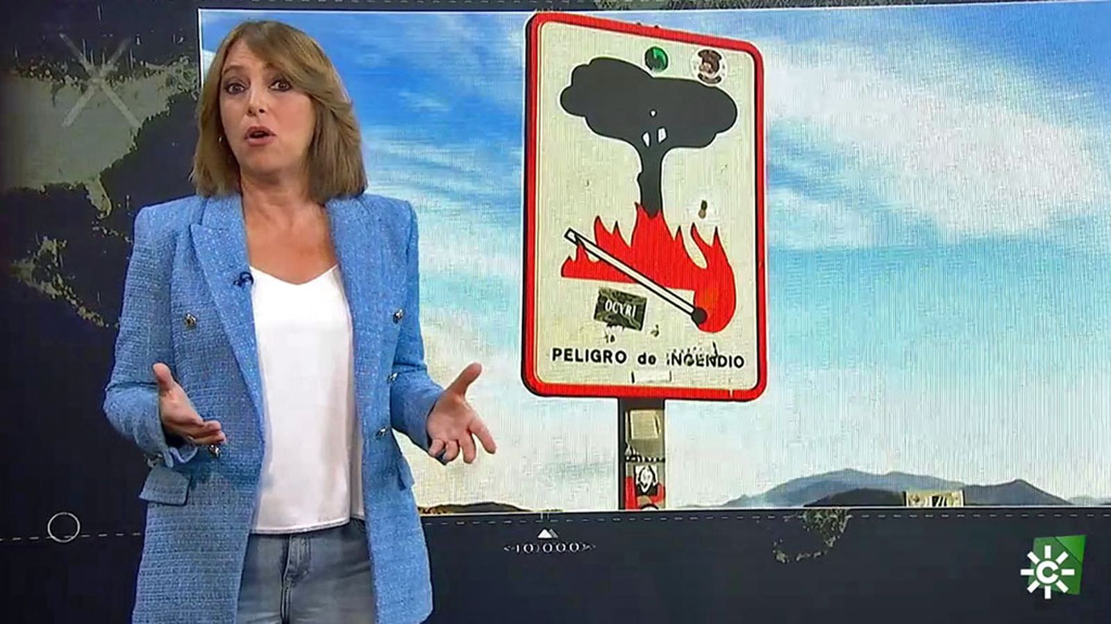 Reporteros. Lucha contraincendios