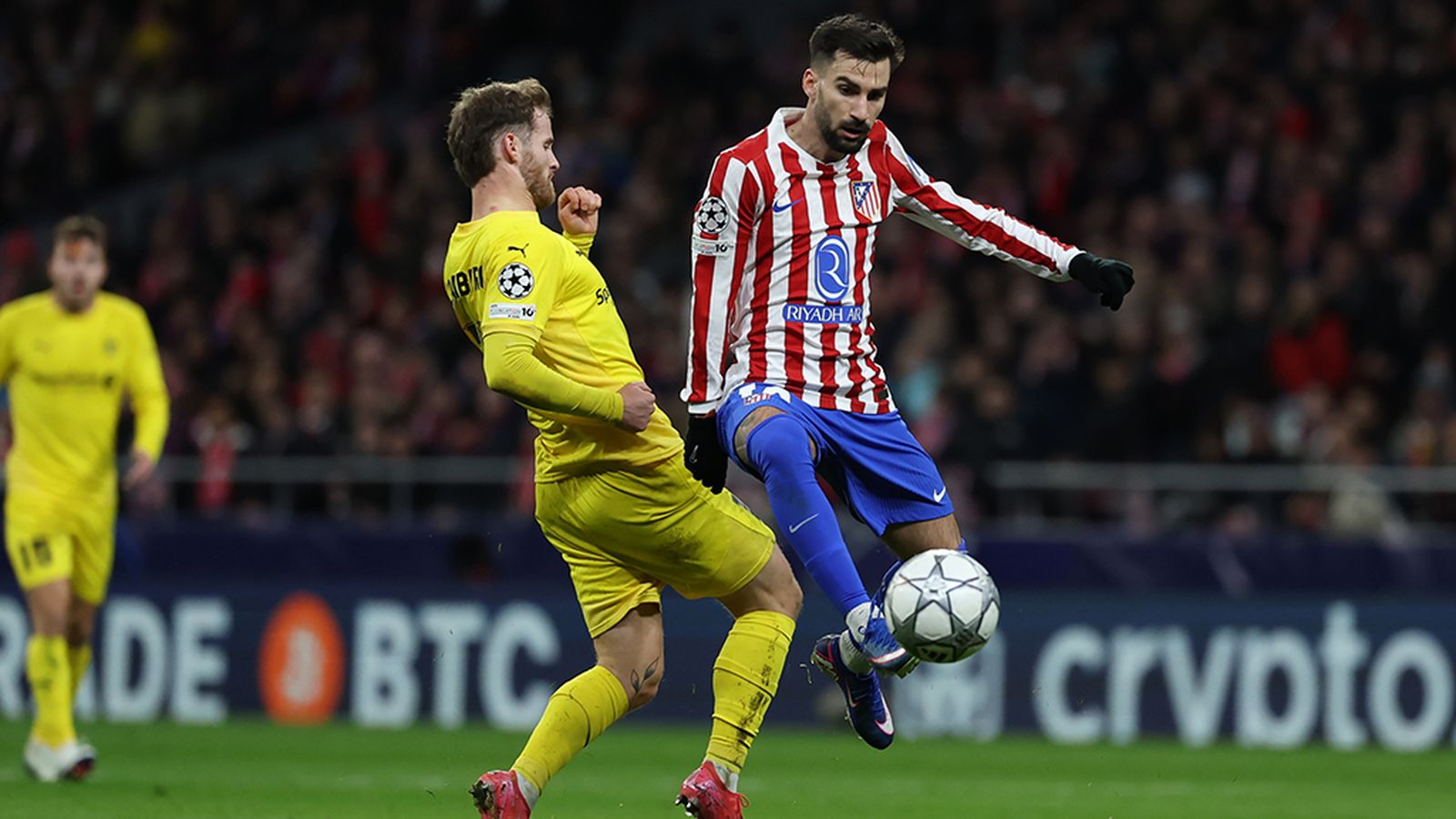 Baena con el Atlético de Madrid