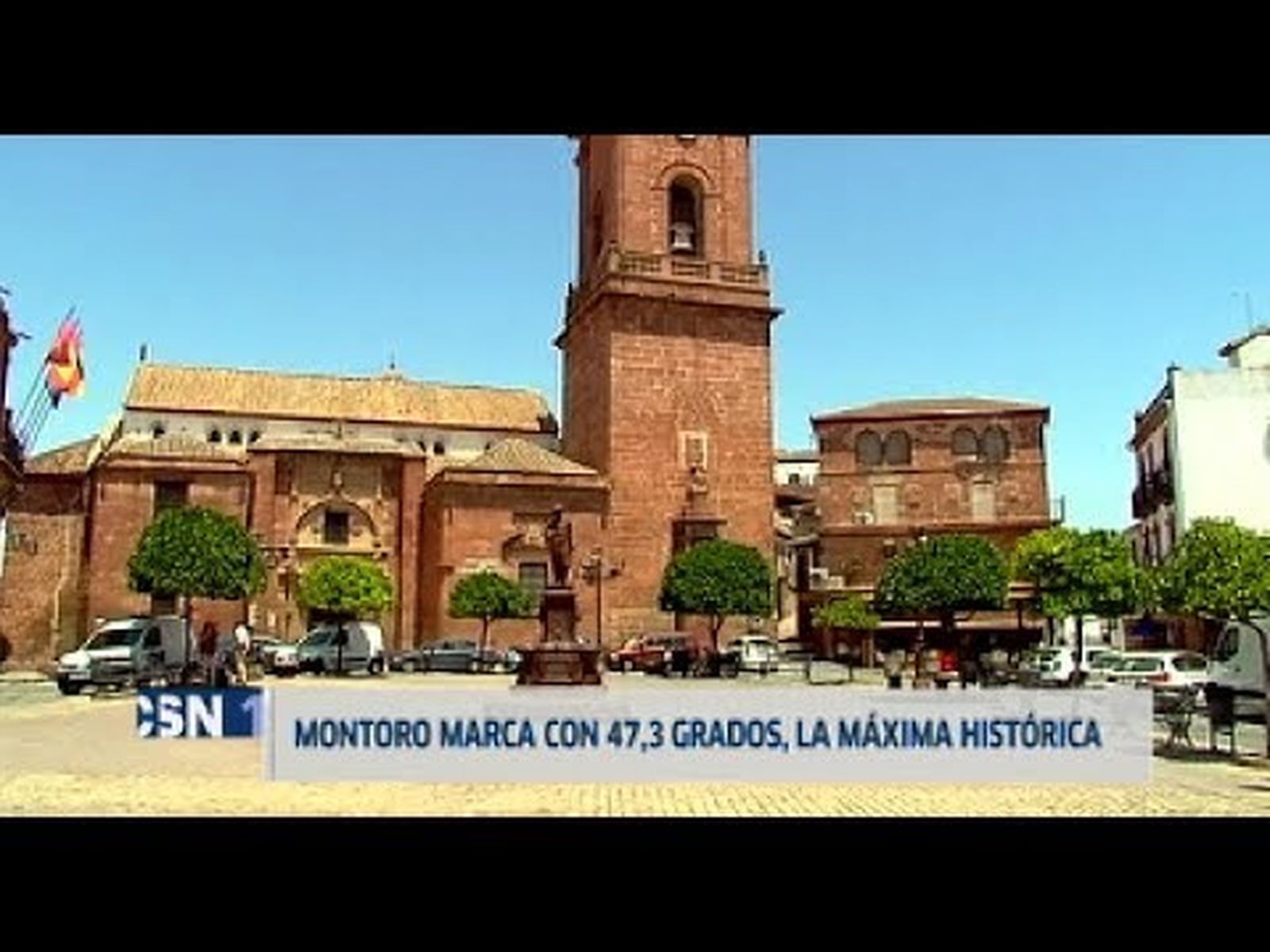 El recórd histórico de calor en Montoro, provincia de Córdoba
