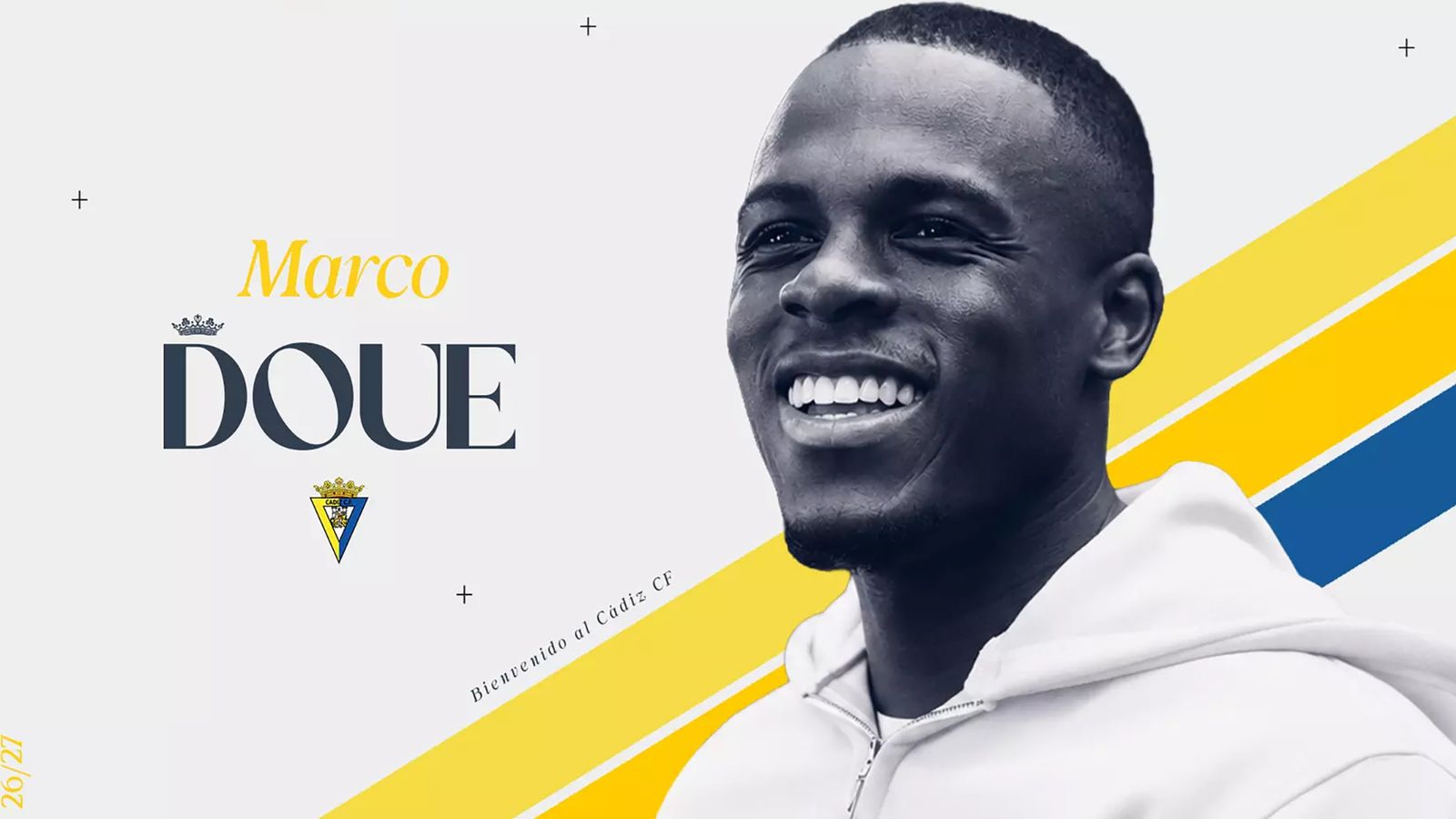Doue, nuevo jugador del Cádiz.