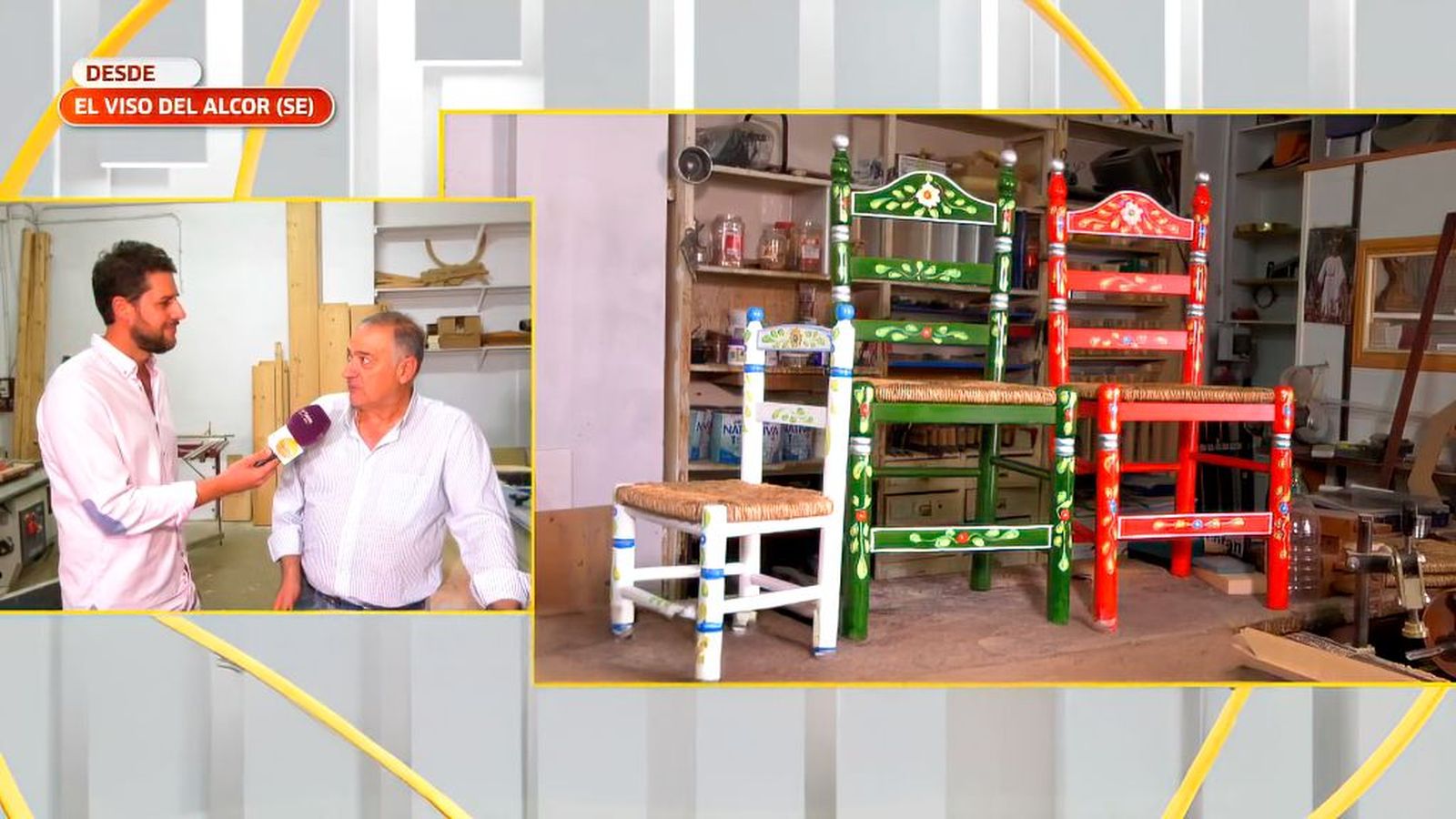 Visitamos un taller que mantiene viva la tradición de la silla de enea artesanal