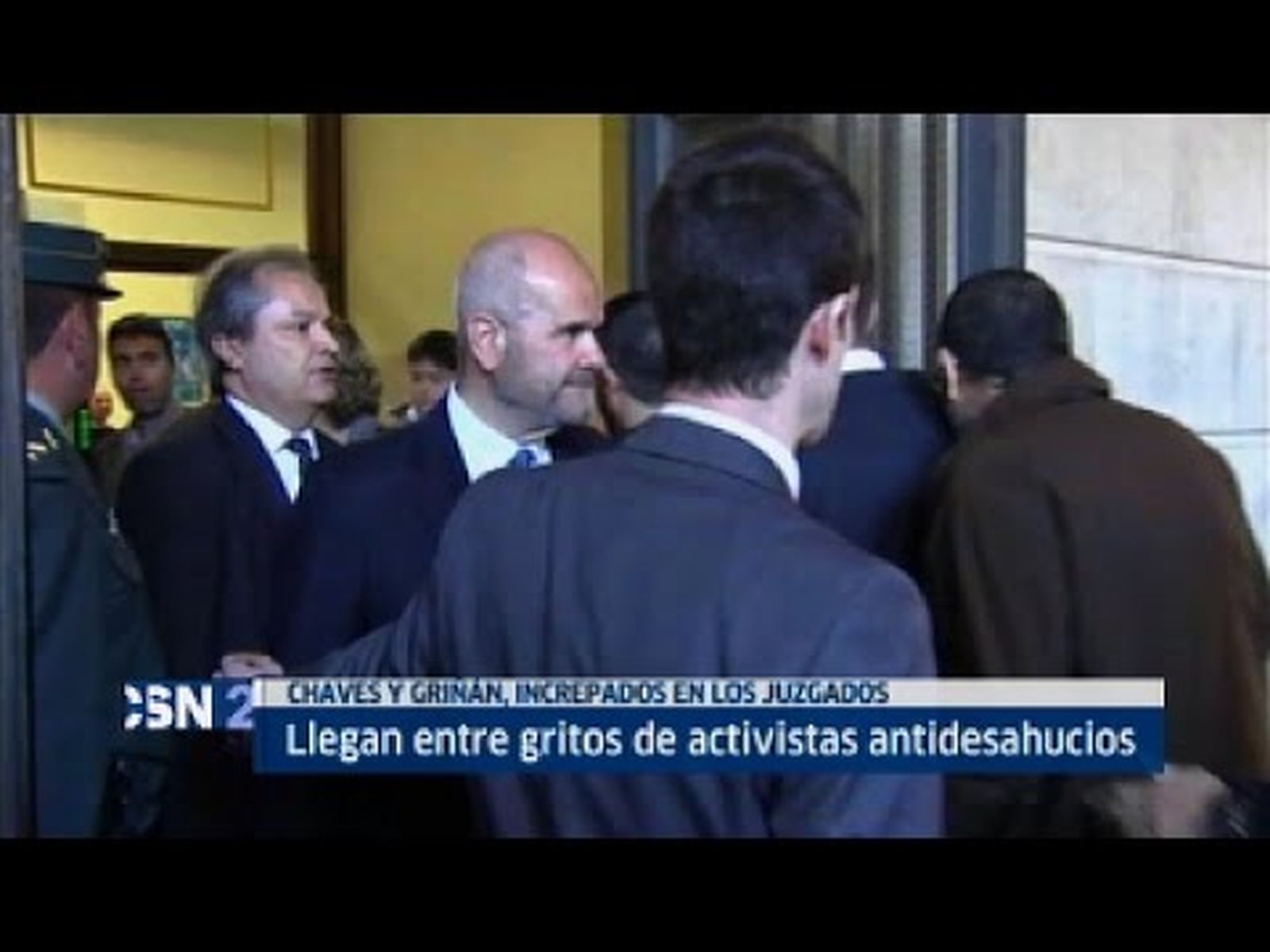 Manuel Chaves y José Antonio Griñán en los juzgados por el caso de los ERE