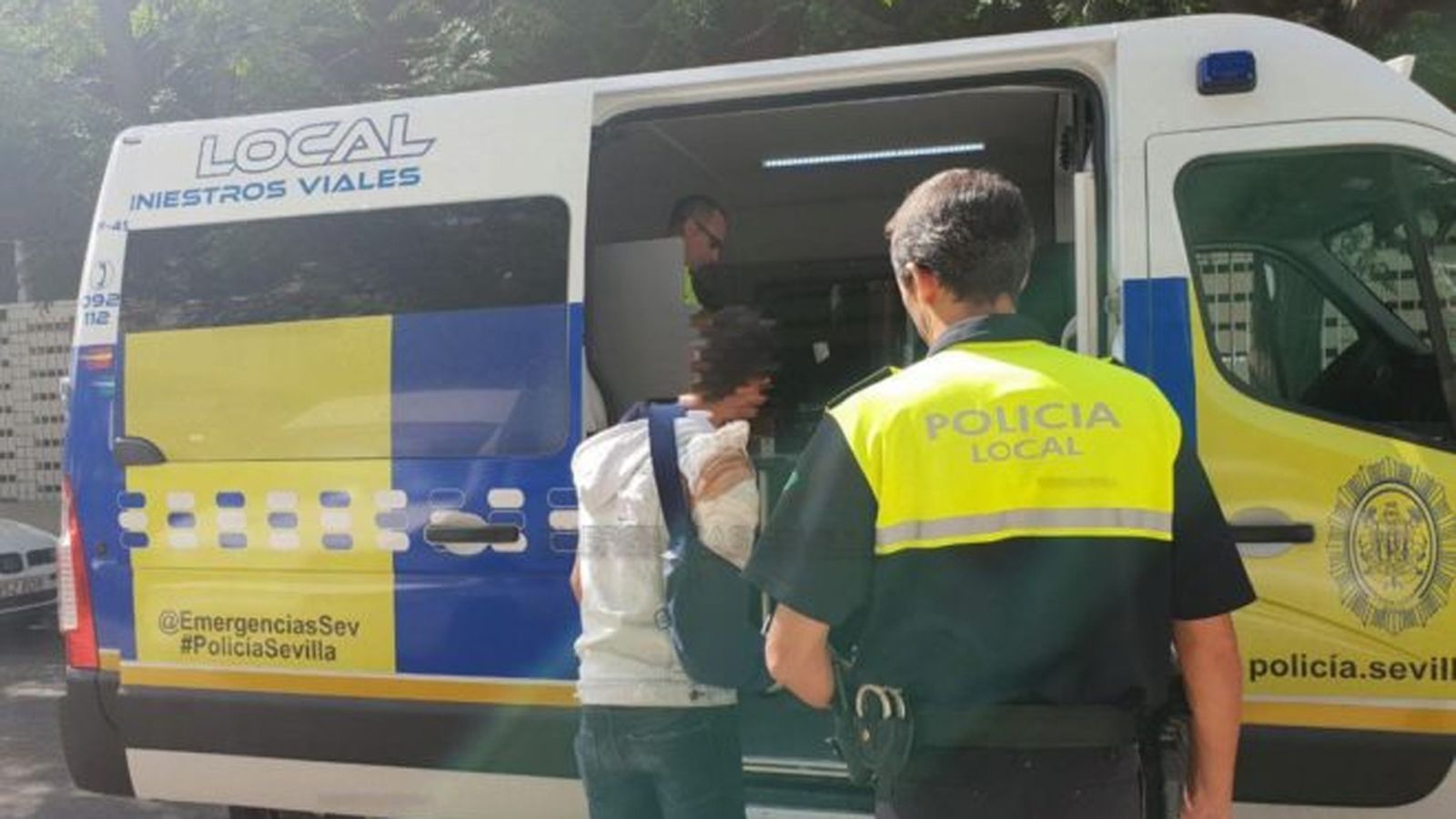 Conductor detenido en Sevilla
