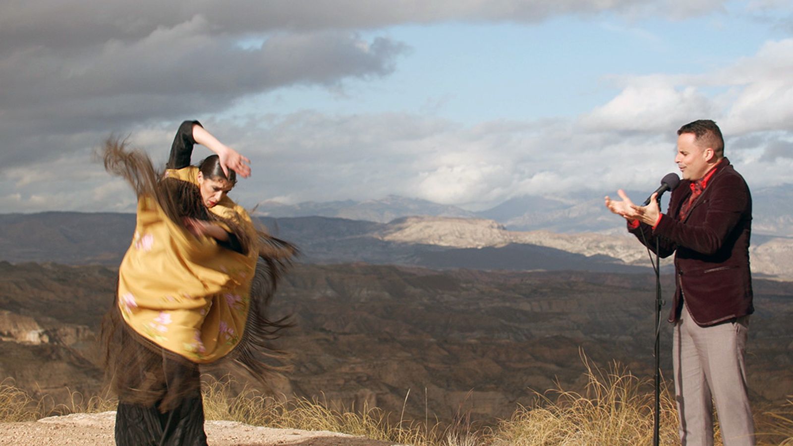 Sara Jiménez y Juan Pinilla en el Desierto de Gorafe