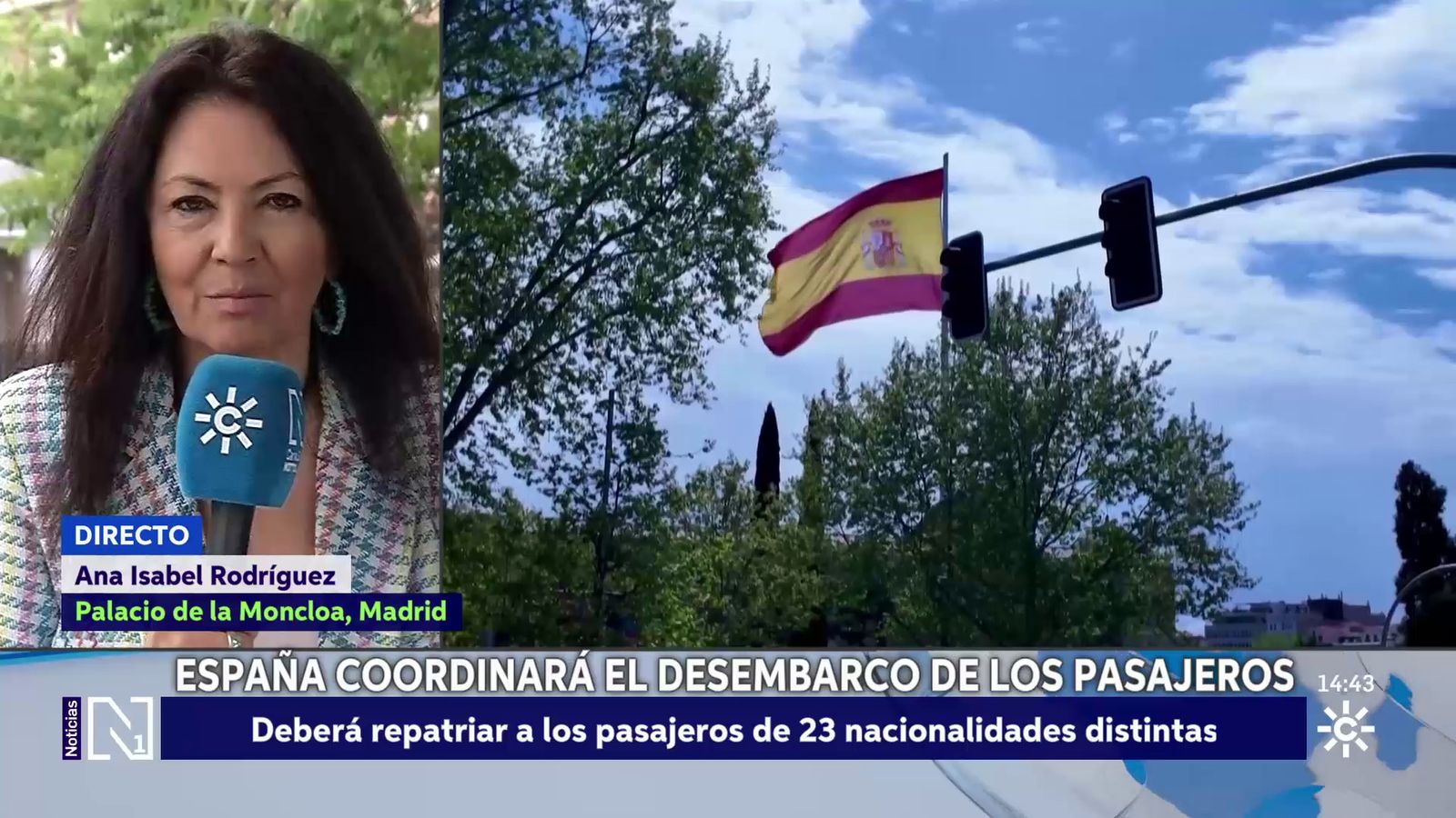 España coordinará la evacuación de pasajeros