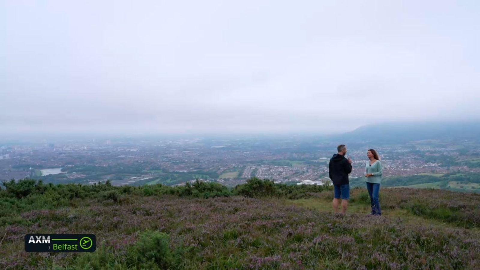 Subimos a la montaña de Cave Hill, famosas por sus vistas icónicas de Belfast con el malagueño Antonio
