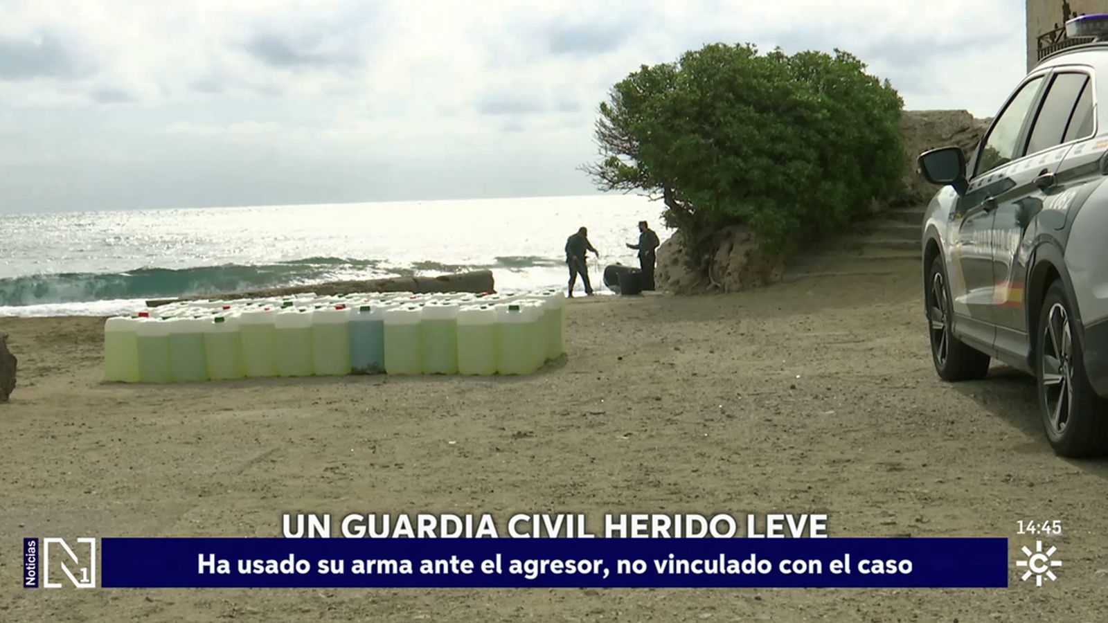 Agreden a un guardia civil que custodiaba combustible procedente del petaqueo en Níjar
