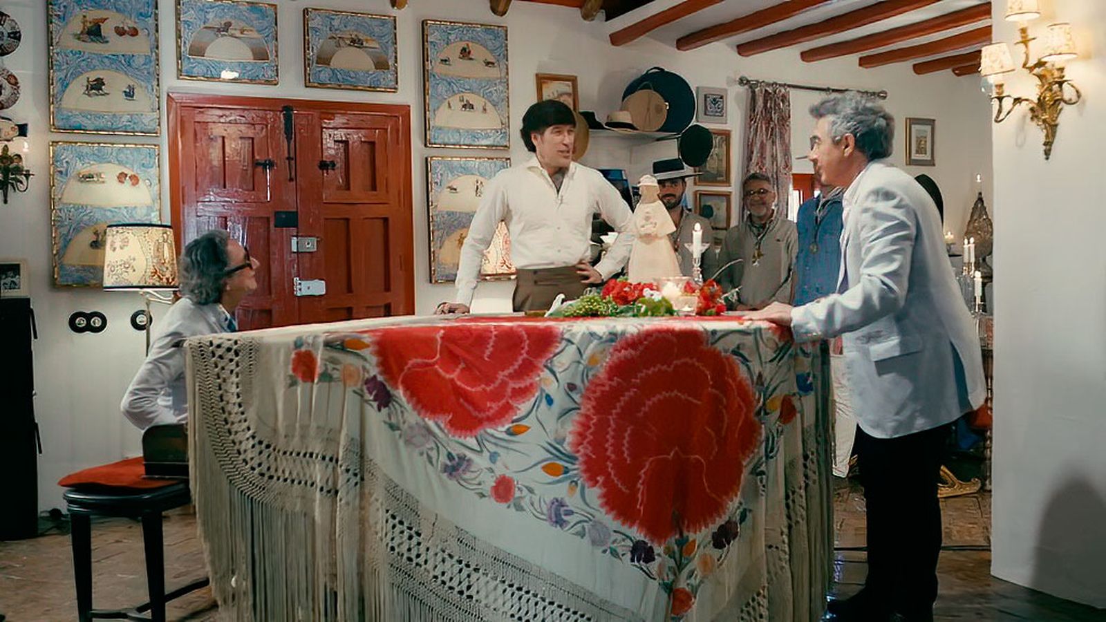 Arturo Pareja-Obregón, Juan Valderrama y Manuel Lombo interpretan 'El emigrante'