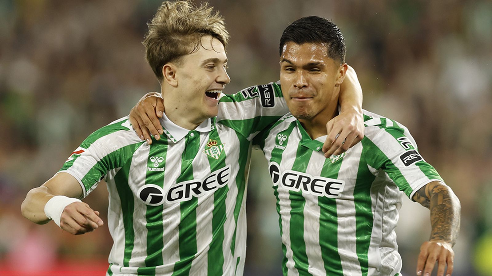 Jesús Rodríguez y Cucho Hernández, jugadores del Betis