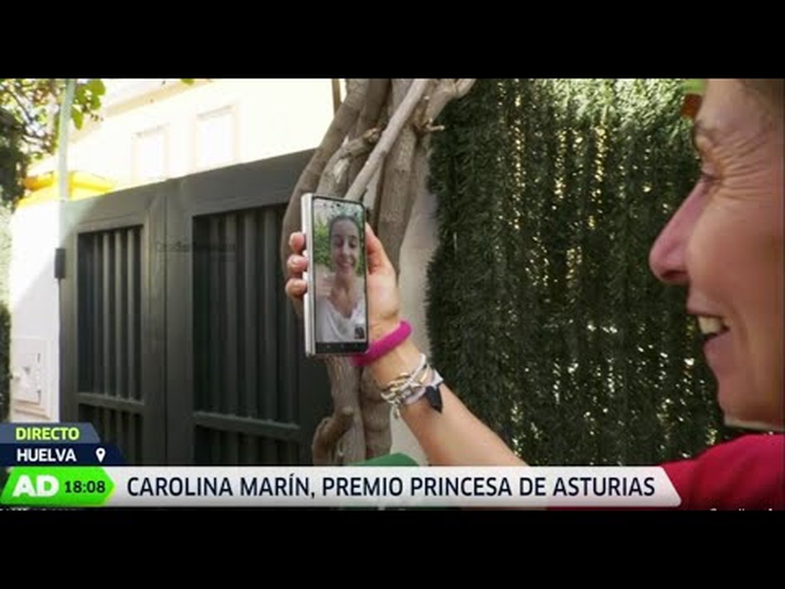 Toñi Martín, madre de Carolina Marín (premio Princesa de Asturias del Deporte 2024)