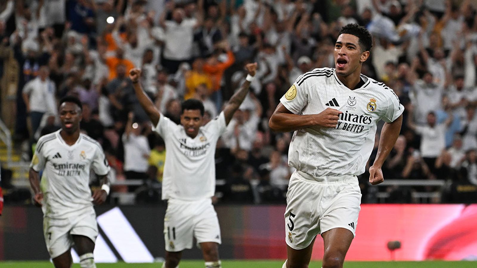 Bellingham marca para el Madrid en la Supercopa