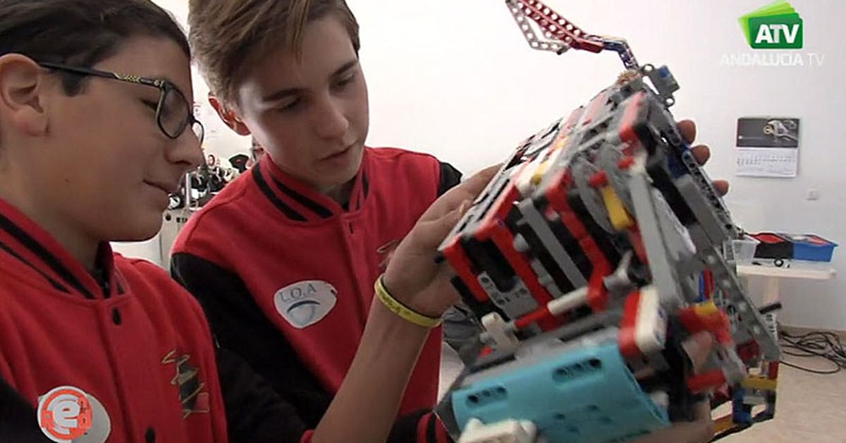 Campeones andaluces de robótica con Lego