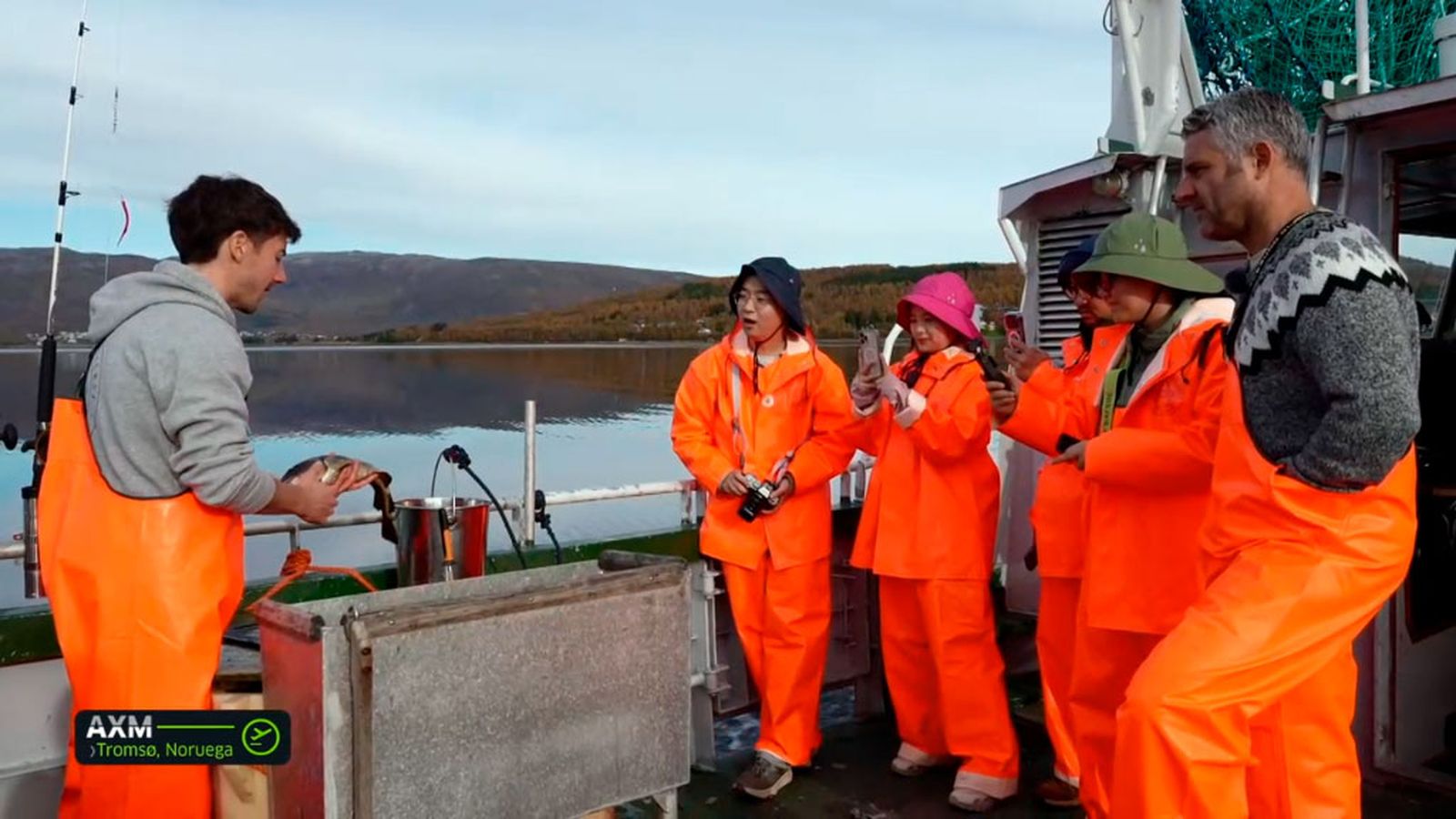 Vivimos con el sevillano Pepe una auténtica jornada de pesca de bacalao en las frías aguas del Ártico