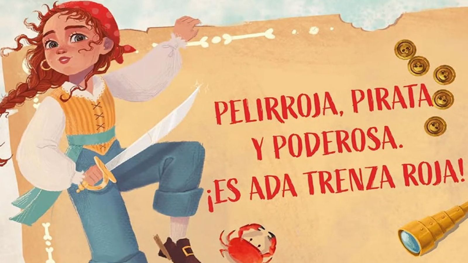 'Ada trenza roja'