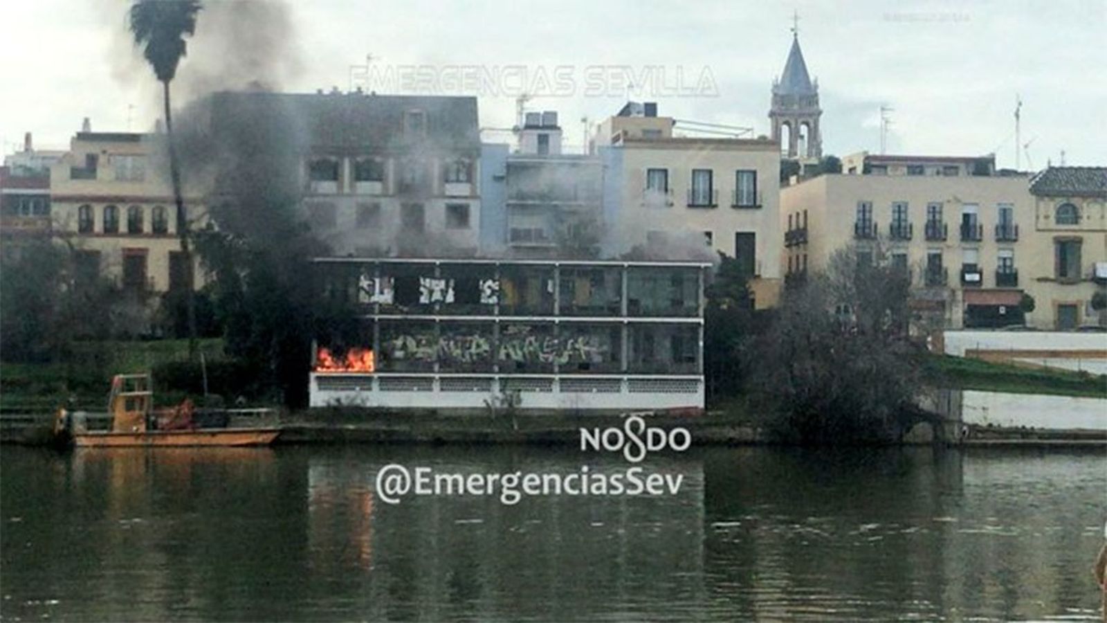 TAPA INCENDIO COMISARÍA