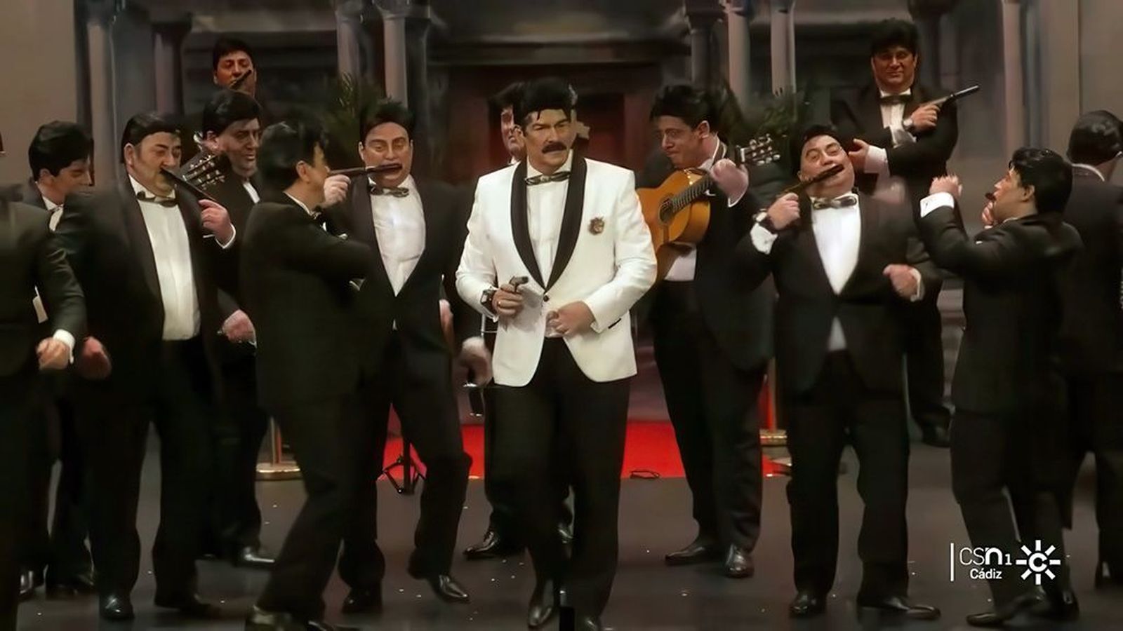 'El Yuyu' presenta su chirigota 'Los James Bond que da gloria verlos'