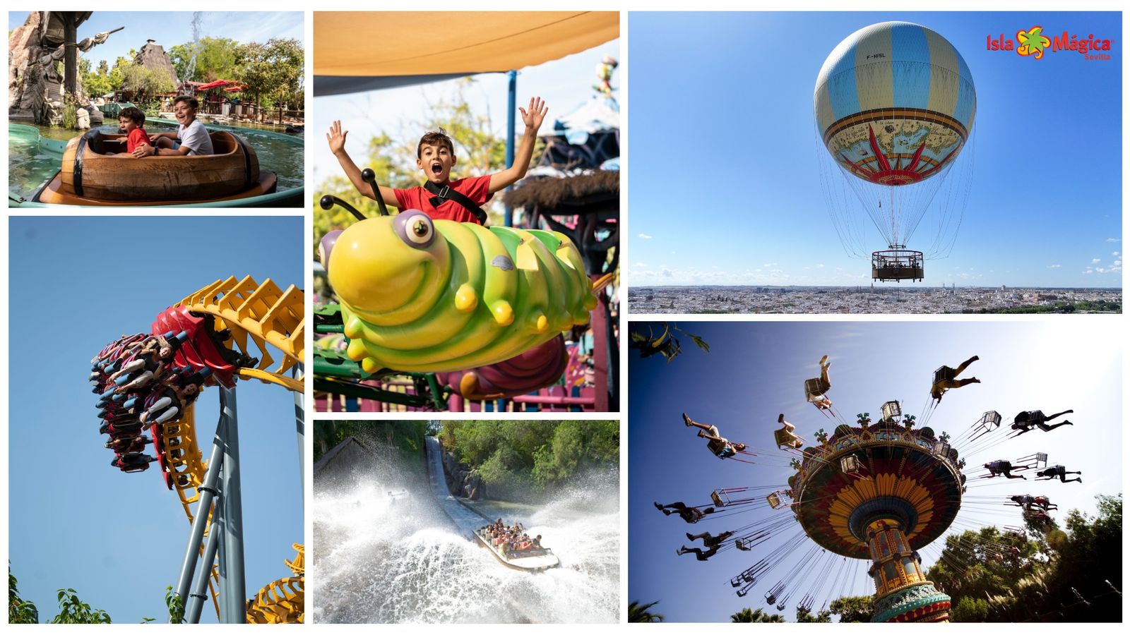 Isla mágica collage