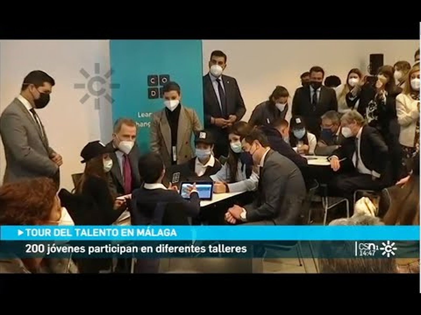 El Tour del Talento 2022 inaugurado en Málaga por los Reyes de España