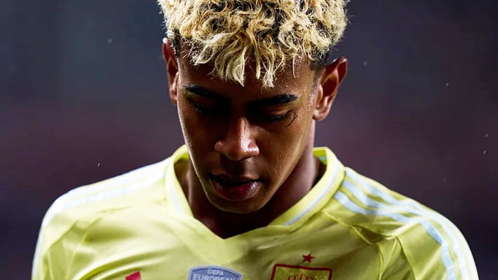 Lamine Yamal con la selección de España