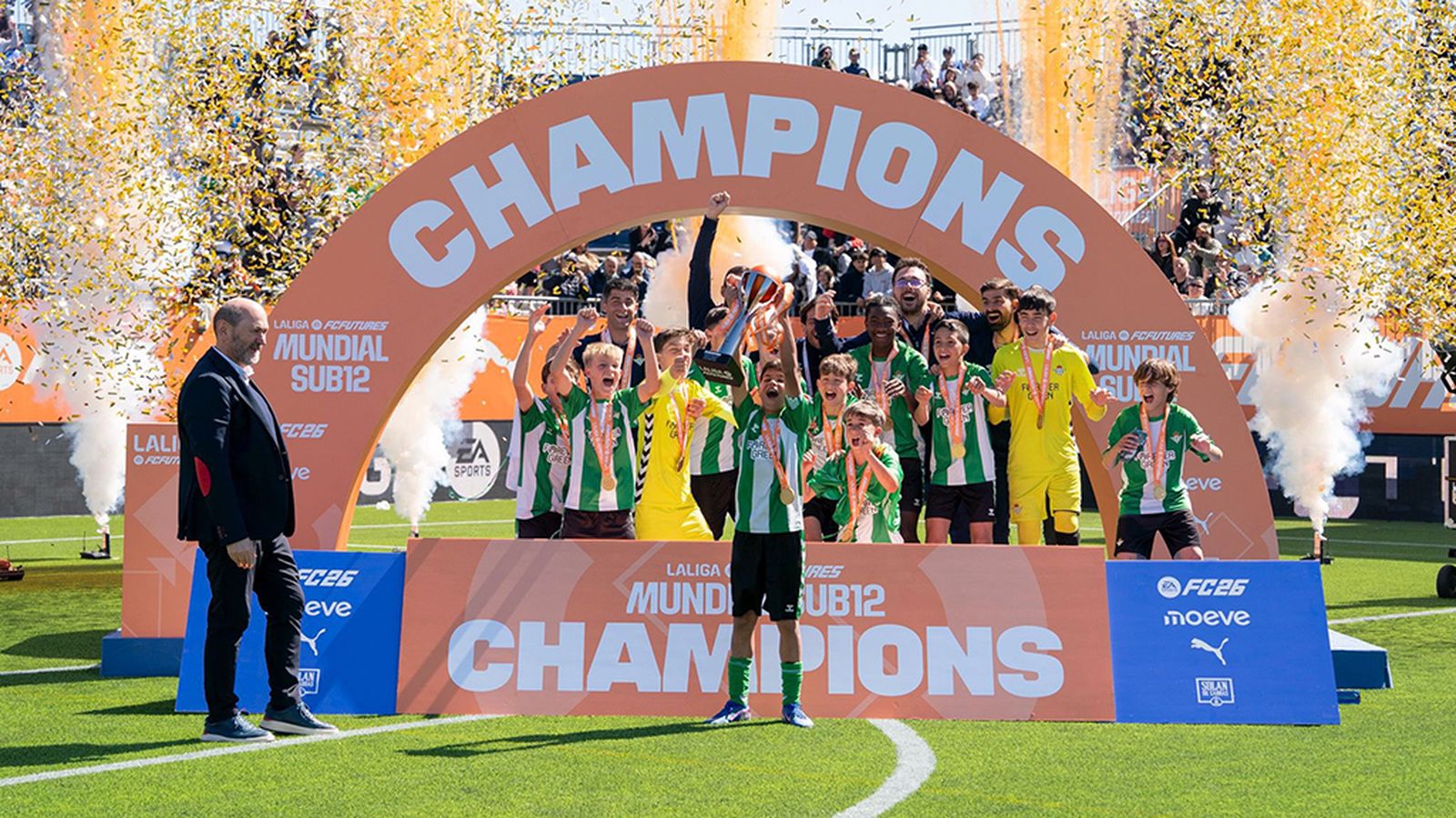 El Real Betis, campeón del mundo infantil