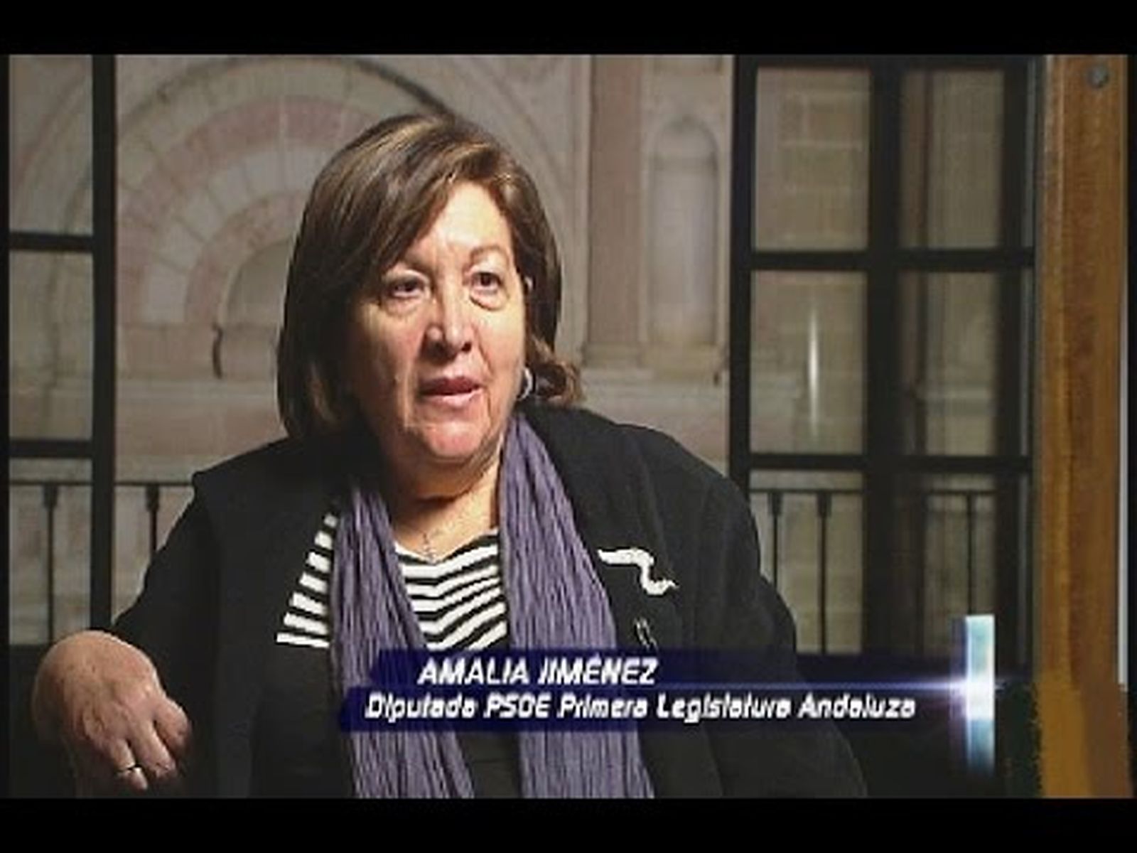 Amalia Jiménez, diputada en 1982 en el Parlamento de Andalucía