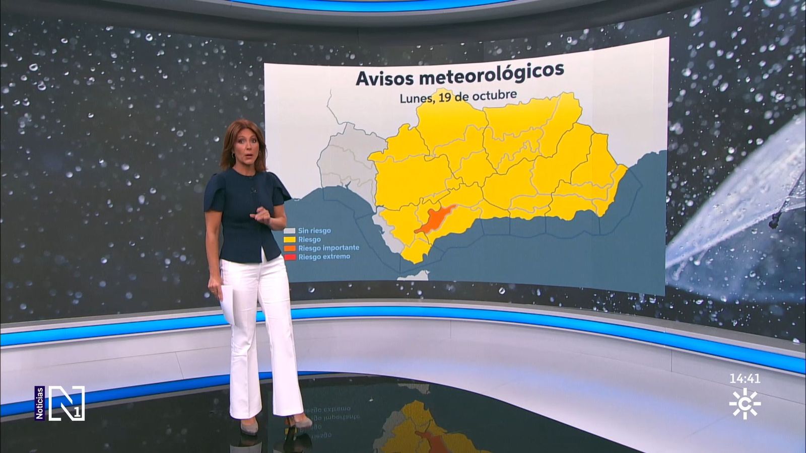 LLuvia en Andalucía