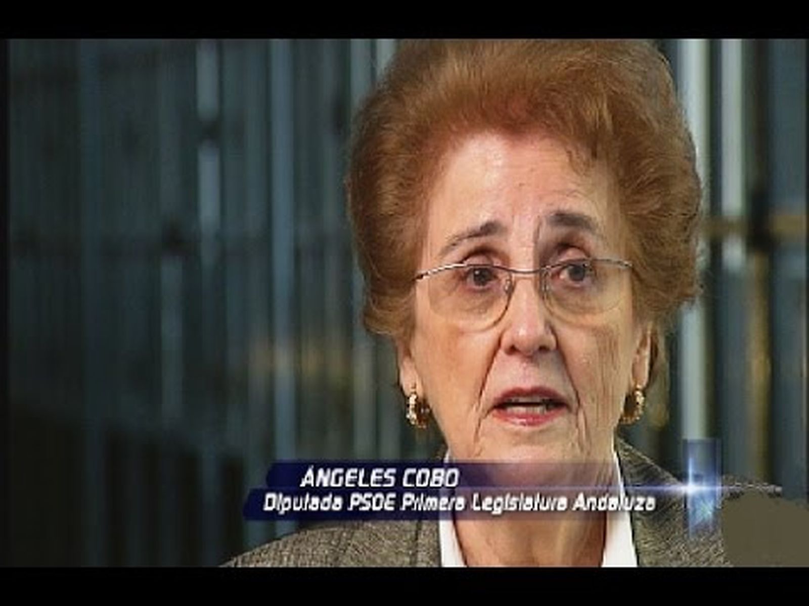 Ángeles Cobo, diputada en 1982 en el Parlamento de Andalucía