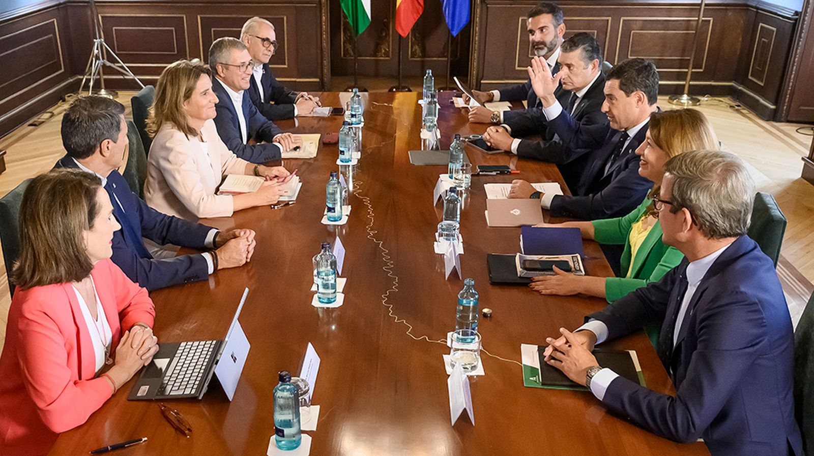 Reunión Moreno Ribera para hablar de los regadíos de Doñana