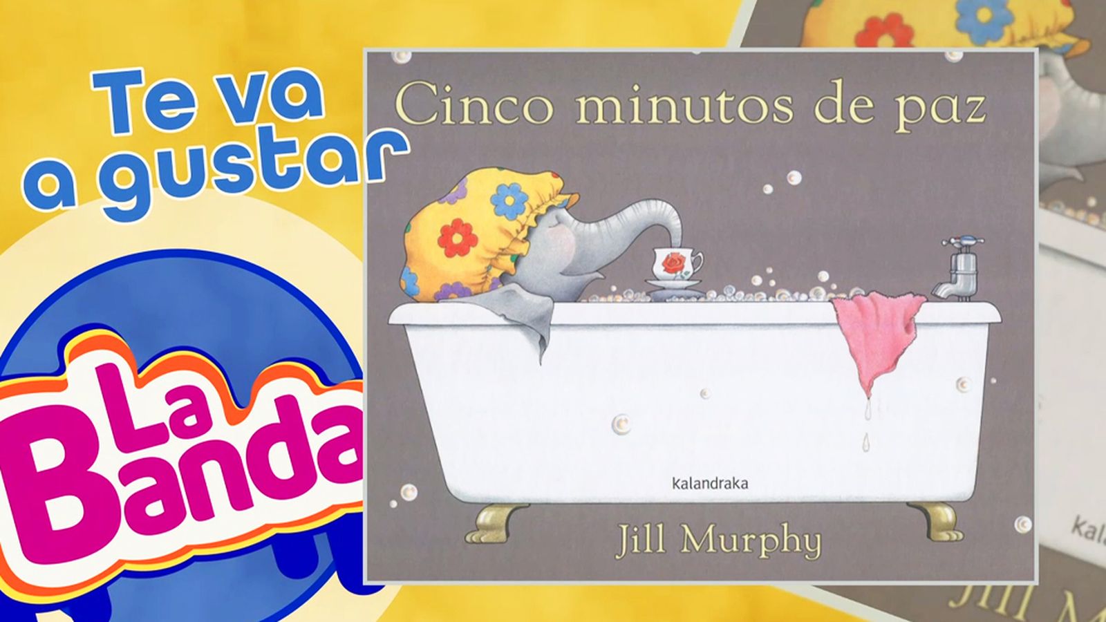 Mamá elefanta sólo pide tener cinco minutos de paz, lo conseguirá