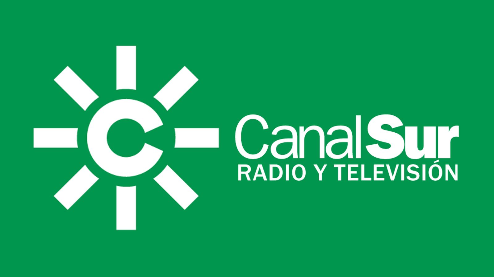 LOGO LOGOTIPO CANAL SUR RADIO Y TELEVISIÓN HORIZONTAL CSRTV 1024 Fondo Verde