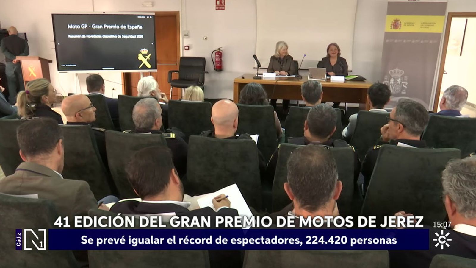 motos reunión de seguridad jerez