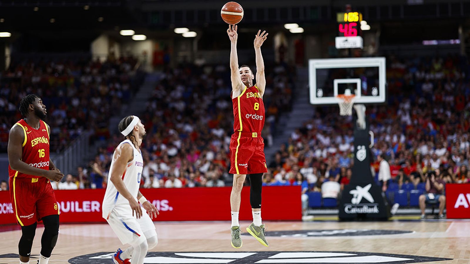 Foto Puerto Rico España baloncesto