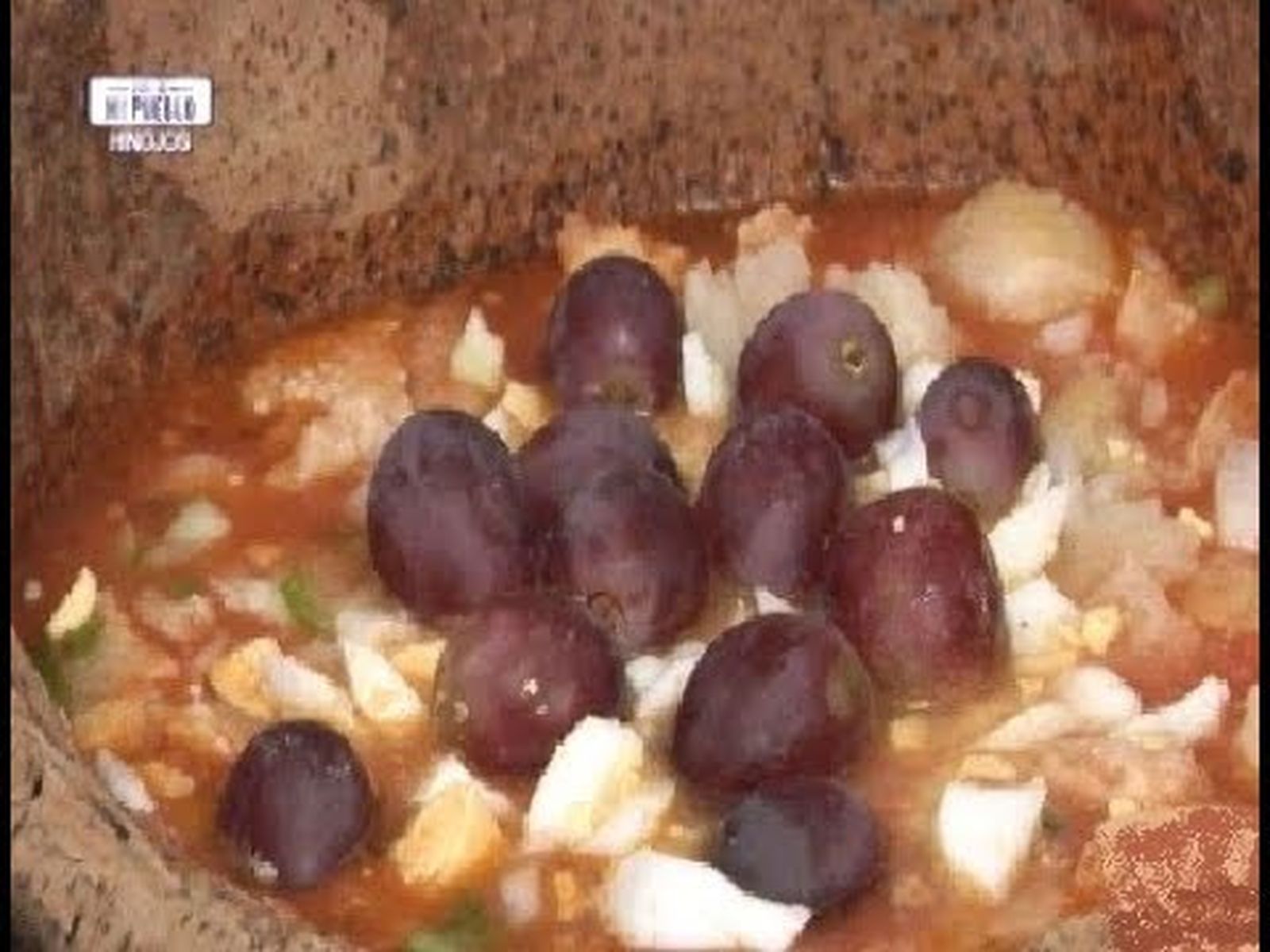 Receta del viri o salmorejo hinojero o gazpacho de Hinojos