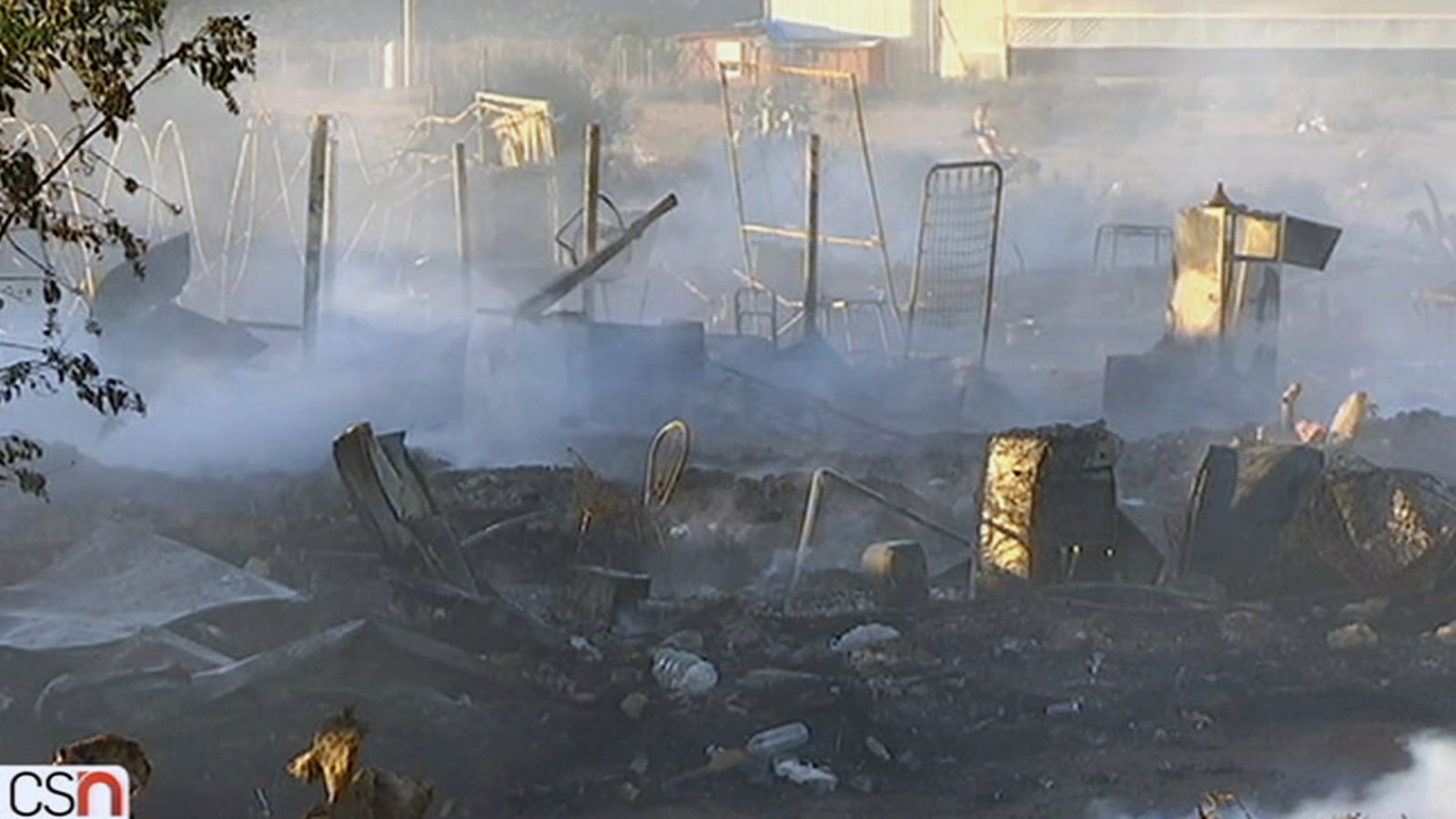 Incendio asentamiento Níjar