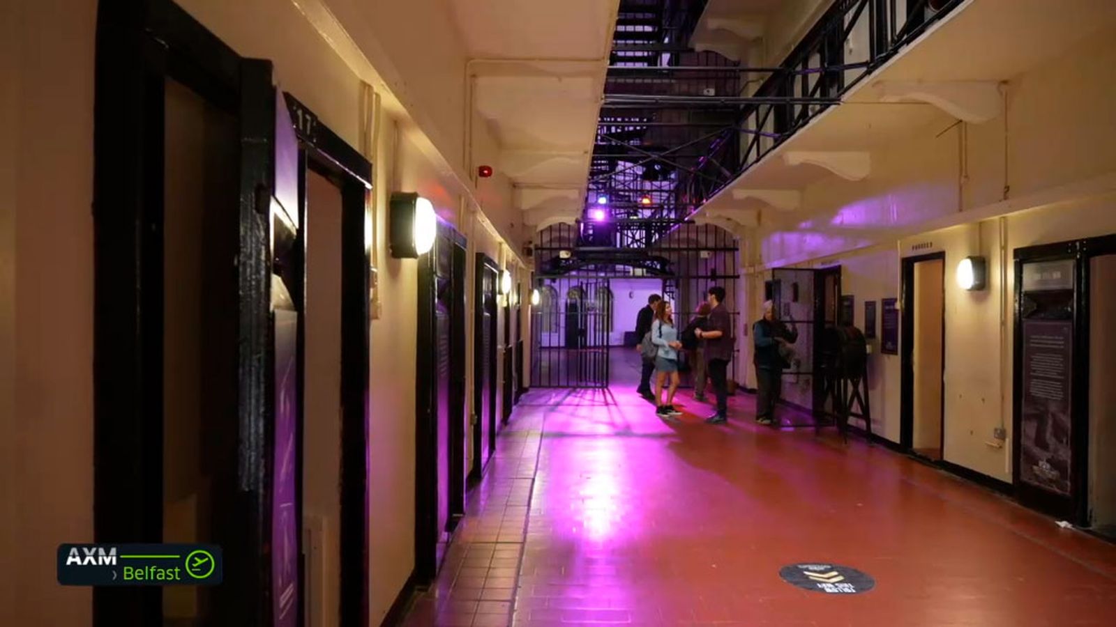 Con Juanjo, de Almería, visitamos la Crumlin Road Gaol, una antigua prisión de Belfast
