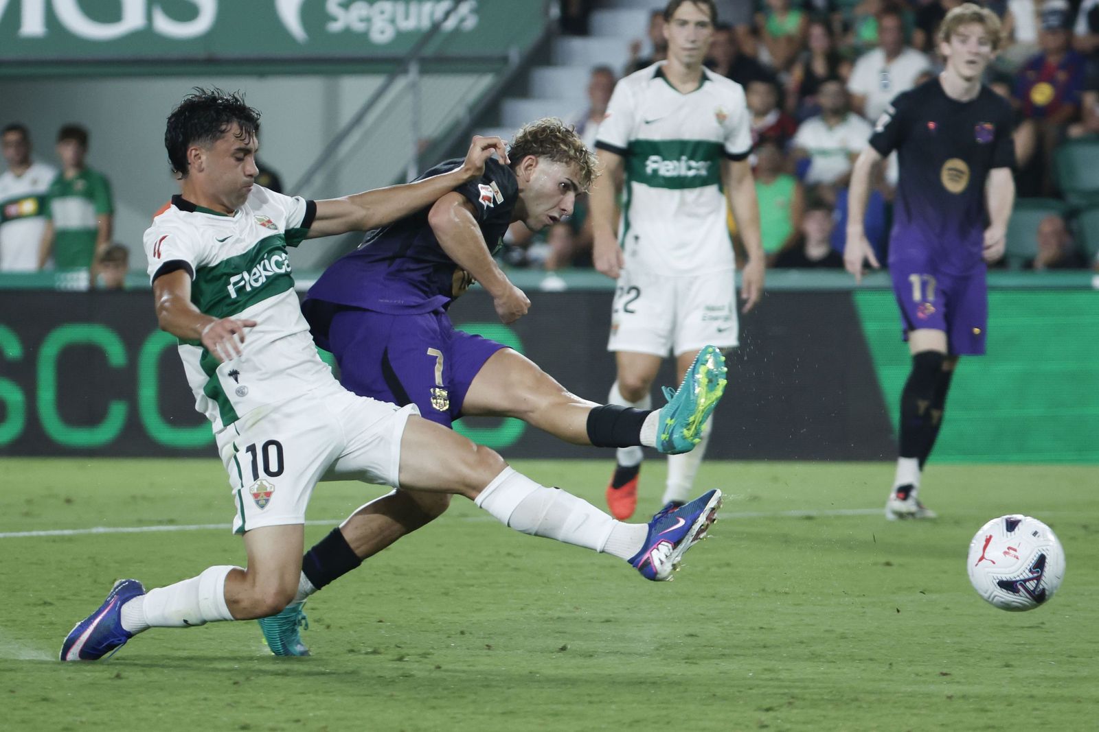 Fermín, autor de dos goles ante el Elche.