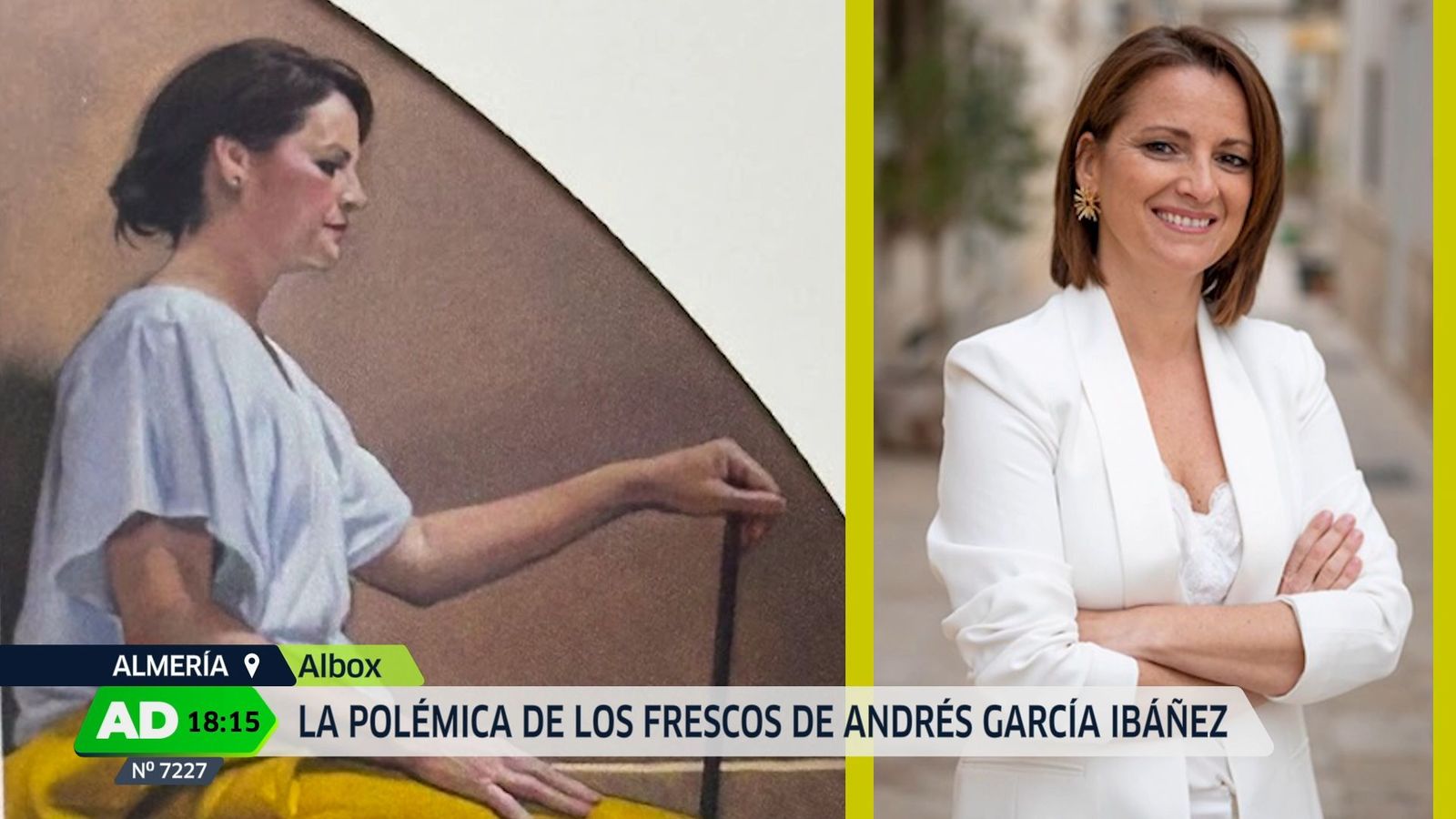 Polémica en Albox por los frescos de El Saliente