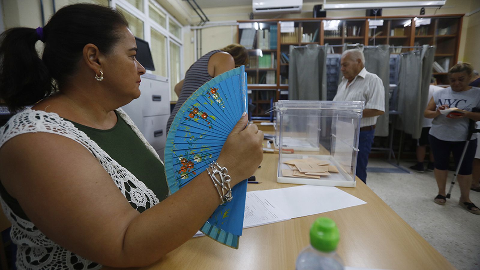 La participación a las 14 horas