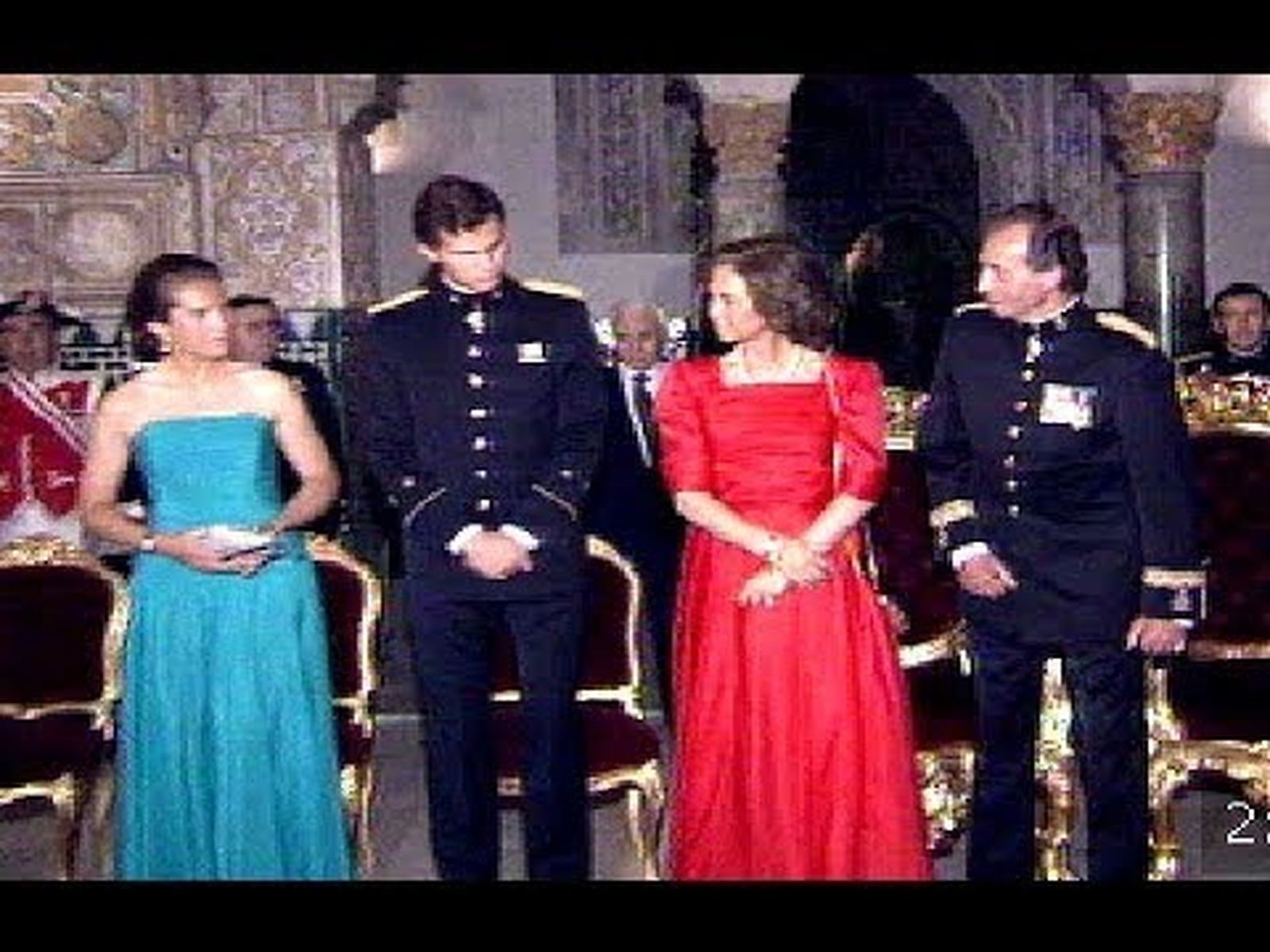 Juan Carlos I celebra su onomástica en los Reales Alcázares de Sevilla