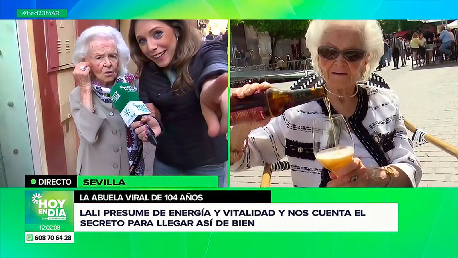 Lali nos da la clave para llegar a los 104 años
