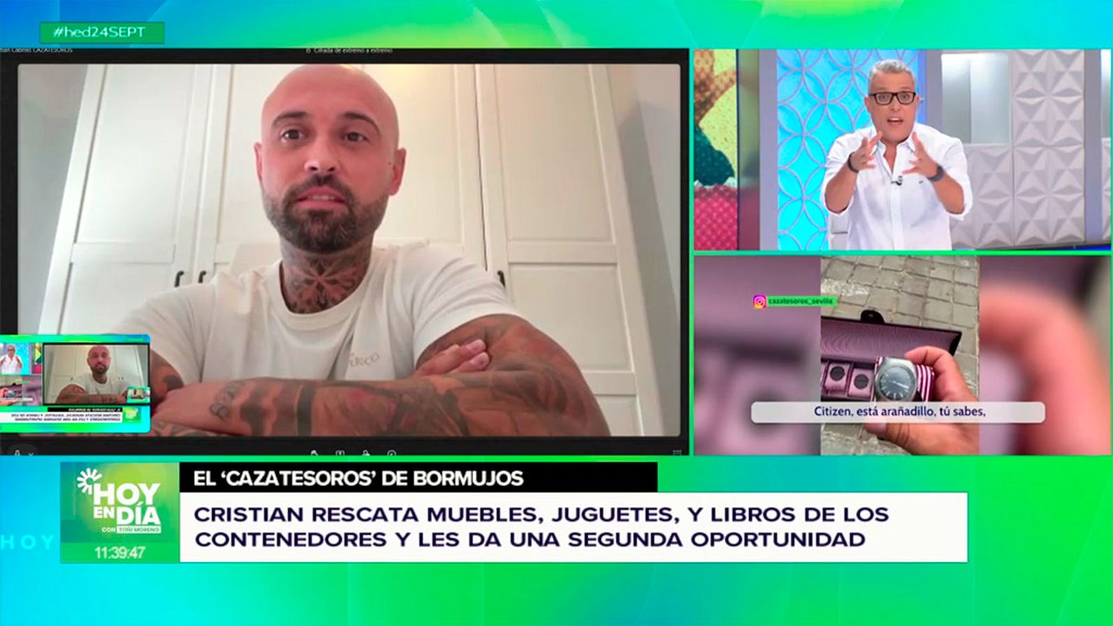 Cristian, el cazatesoros que encuentra fortunas donde tú solo ves desperdicios