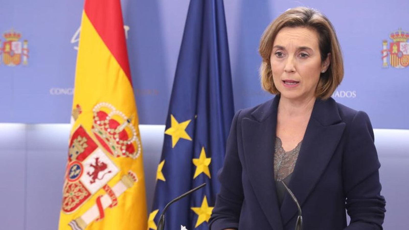 Cuca Gamarra, portavoz del PP en el Congreso