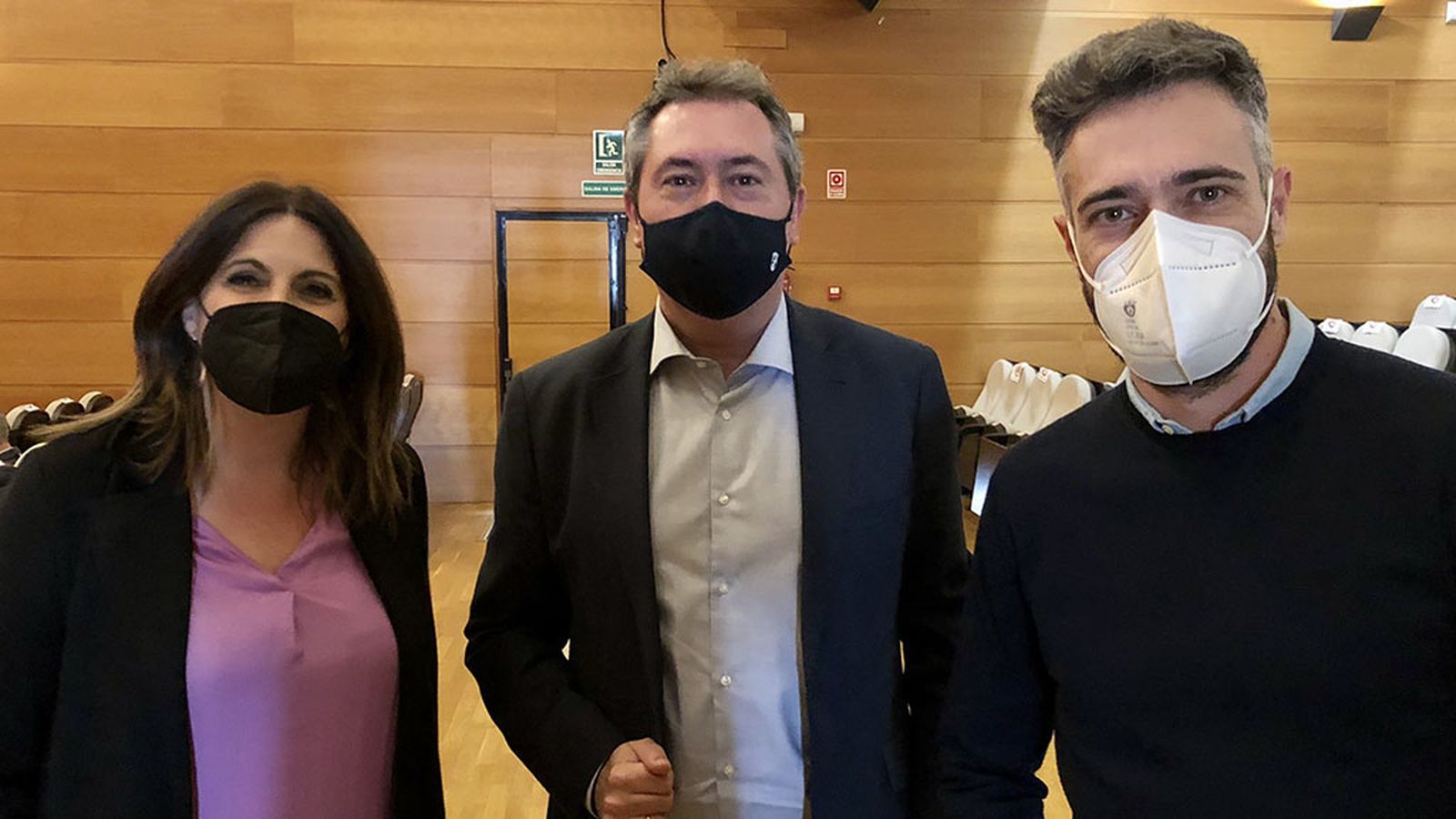 angeles ferriz, juan espadas, felipe sicilia psoe