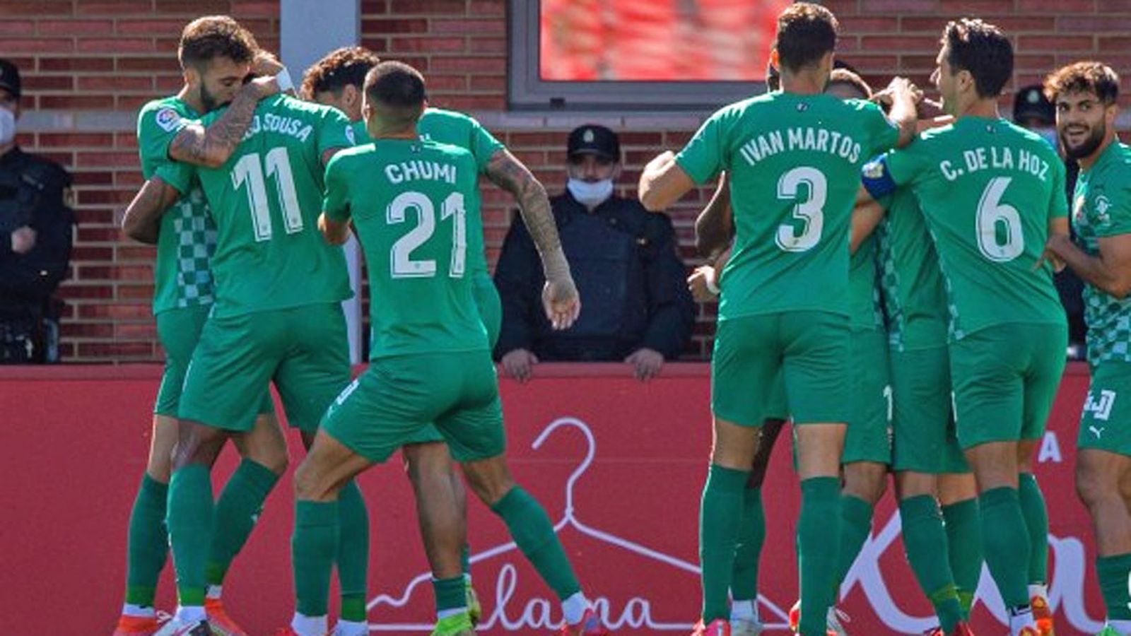 celebracion gol almeria