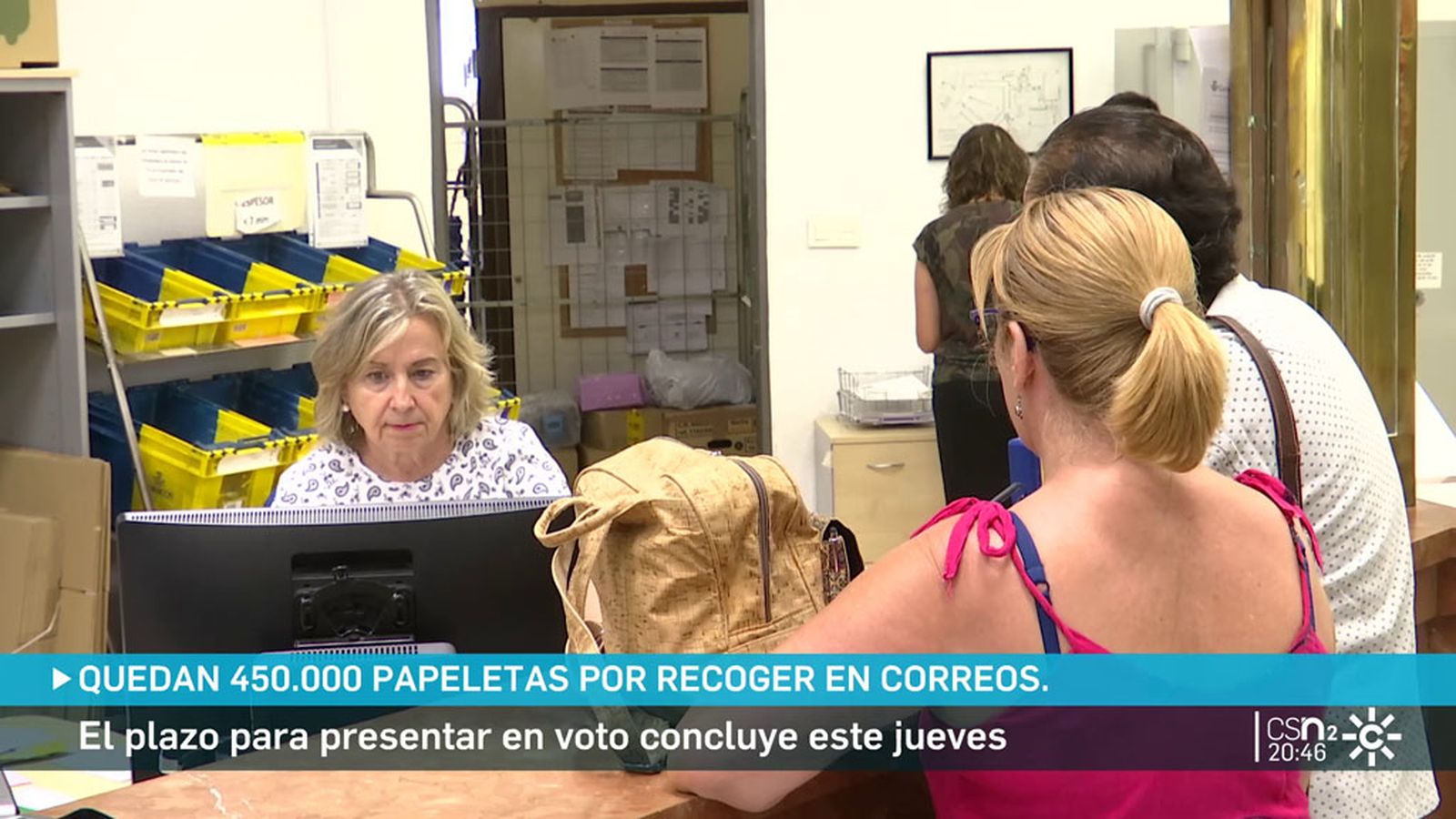 Se agota el plazo para el voto por correo