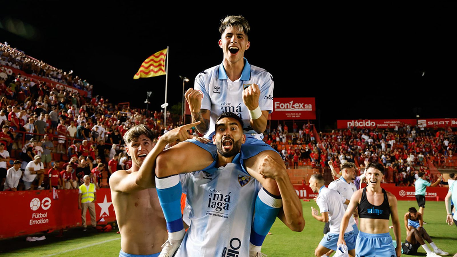 Ascenso del Málaga en Tarragona