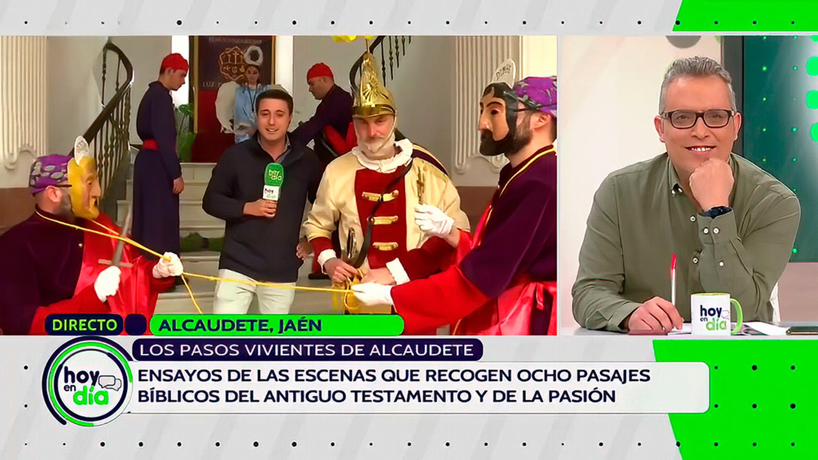 Así se ensaya la Pasión Viviente en Alcaudete